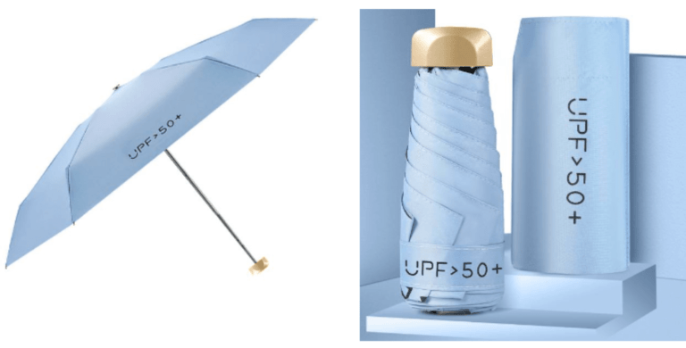 Mini umbrella to be used by people with multiple sclerosis for sun protection